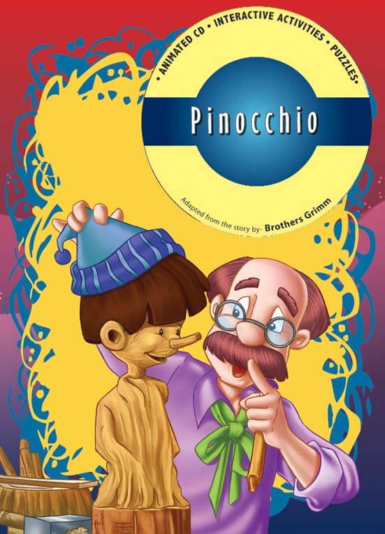 animated cd . Interactive activities . Puzzles - pinocchio