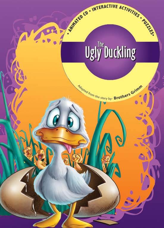 animated cd . Interactive activities . Puzzles - the ugly duckling