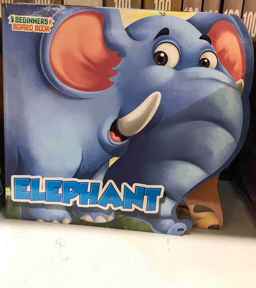beginners board book - elephant