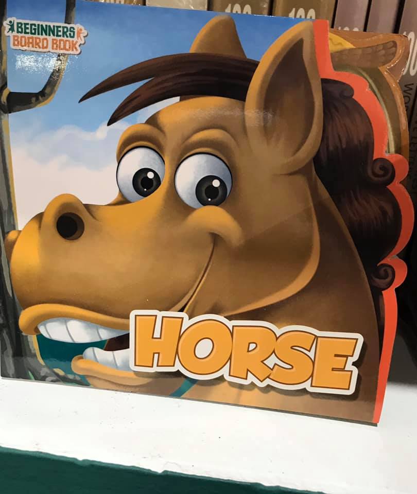 beginners board book - horse
