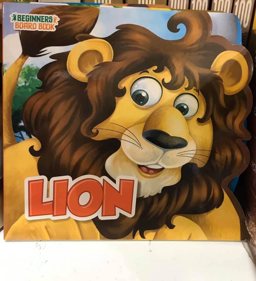 beginners board book - lion