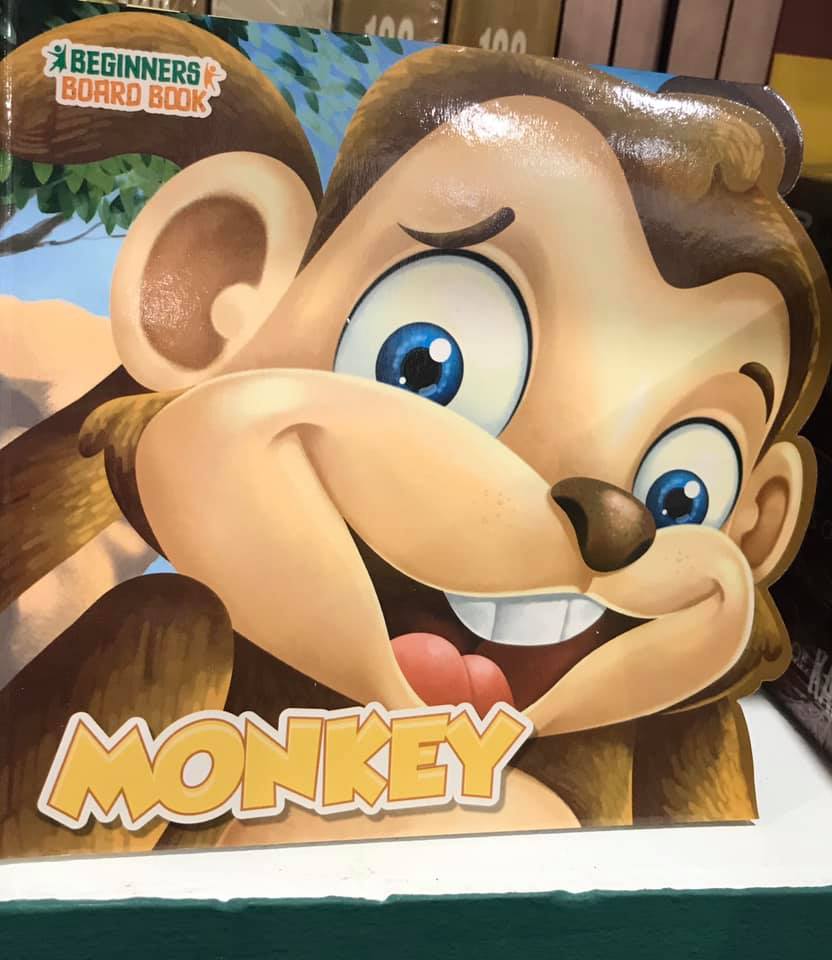 beginners board book - monkey