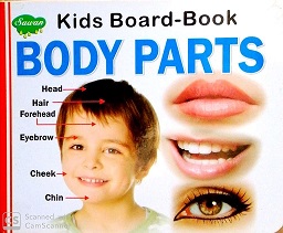 kids board book - body parts