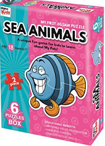 my first jigsaw puzzle - sea animals