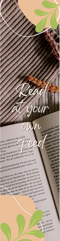 بوك مارك : Read at your own speed
